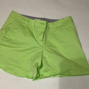 Bright green shorts EUC perfect condition